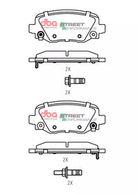 Brake Pads Street Performance | Rear - DB2338SP
