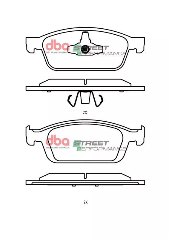 Brake Pads Street Performance | Front Axle - DB2353SP