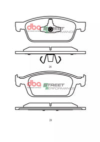Brake Pads Street Performance | Front Axle - DB2353SP