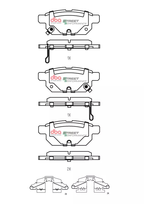 Brake Pads Street Performance | Rear - DB2364SP