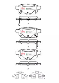 Brake Pads Street Performance | Rear - DB2364SP