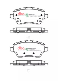 Brake Pads Street Performance | Front Axle - DB2382SP