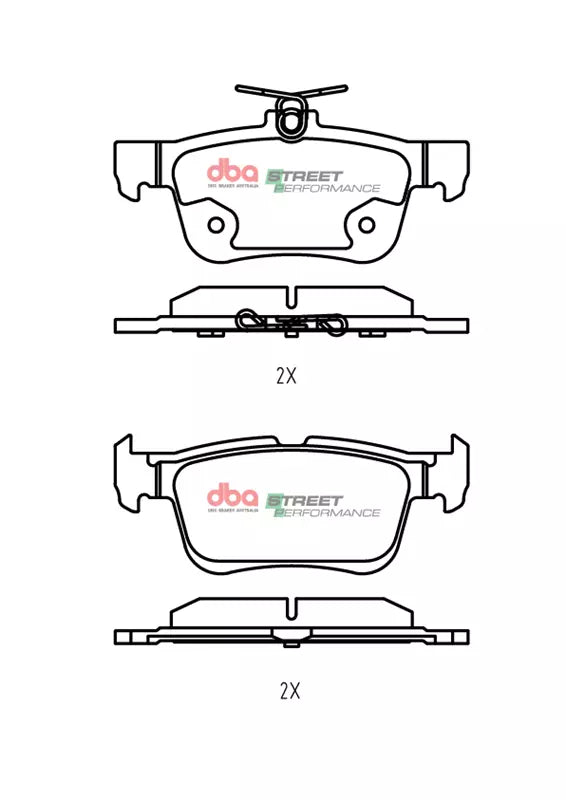 Brake Pads Street Performance | Rear - DB2406SP