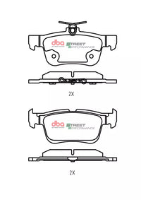 Brake Pads Street Performance | Rear - DB2406SP