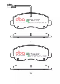 Brake Pads Street Performance | Front Axle - DB2476SP