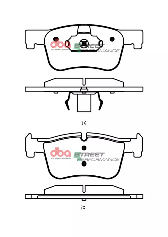 Brake Pads Street Performance | Front Axle - DB2563SP