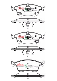 Brake Pads Street Performance | Front Axle - DB2633SP