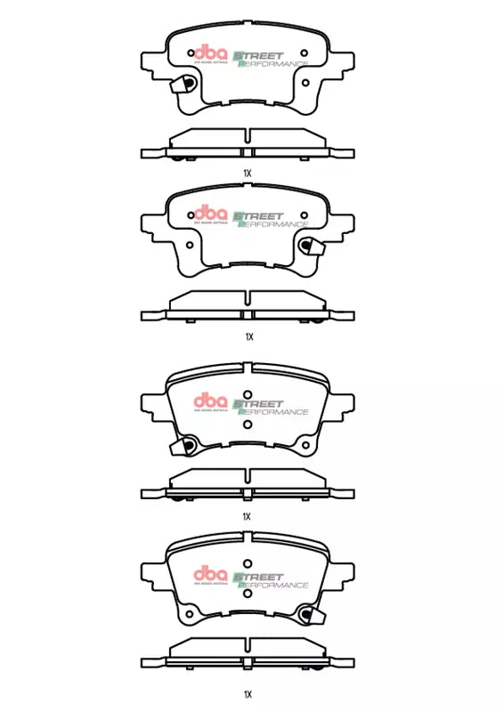 Brake Pads Street Performance | Rear - DB2667SP