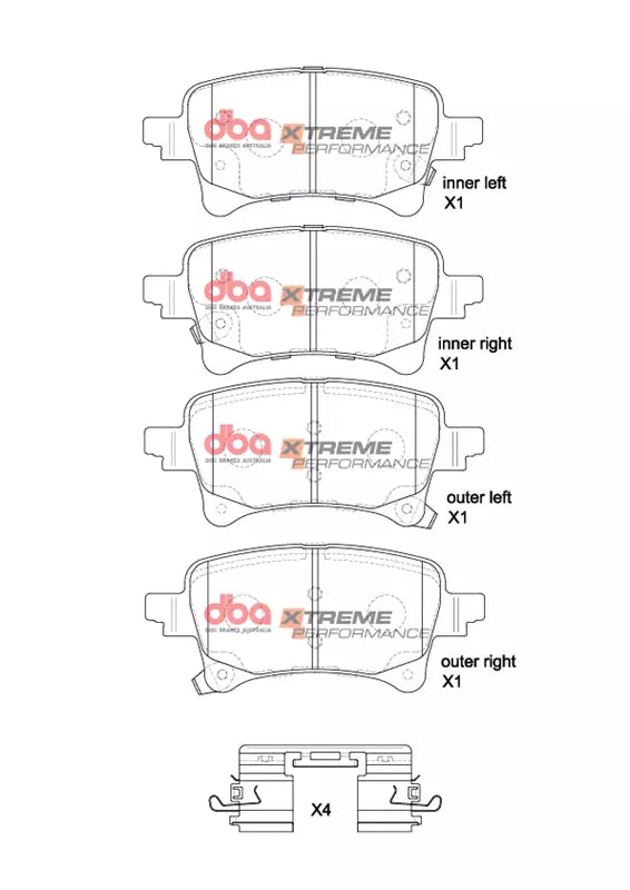 Brake Pads Xtreme Performance | Rear - DB2667XP