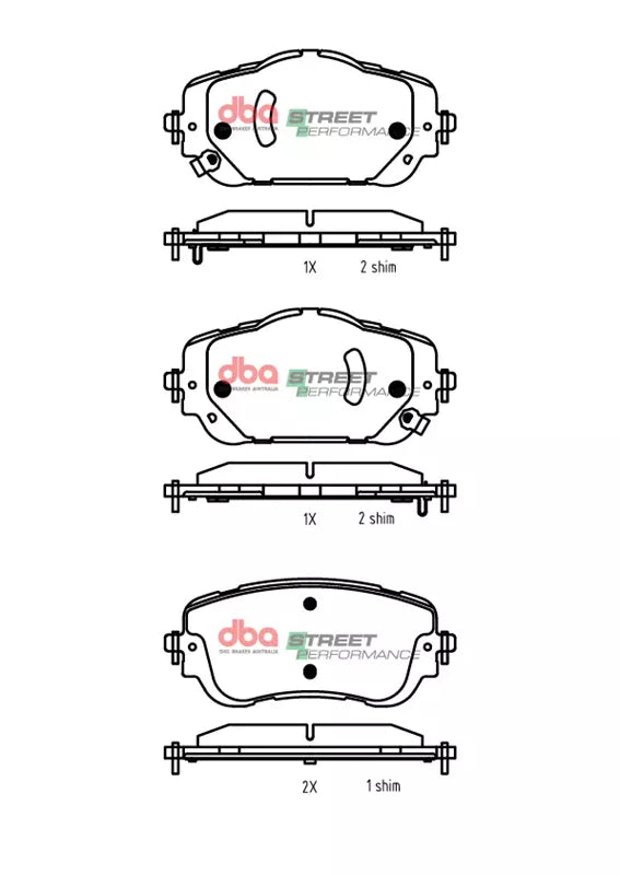 Brake Pads Street Performance | Front - DB2668SP
