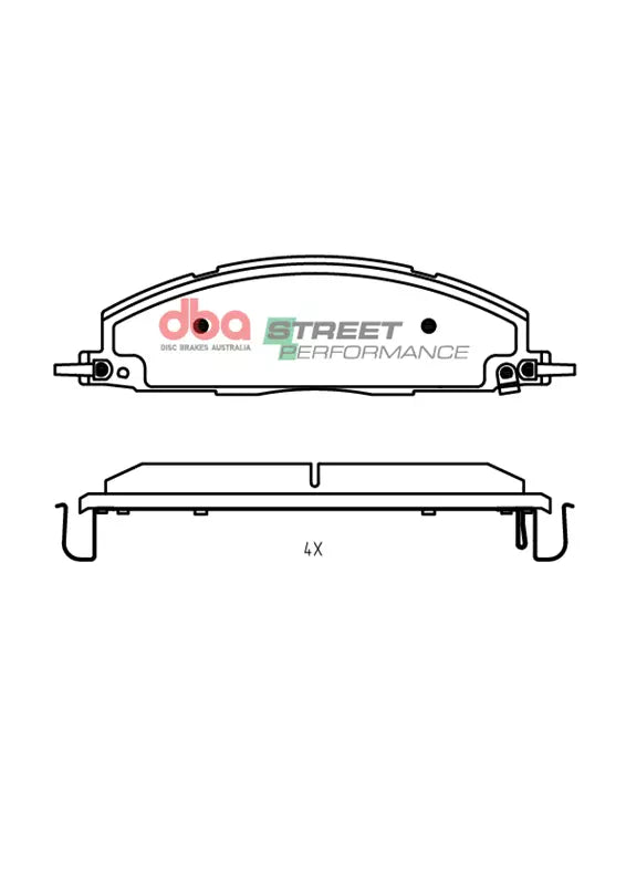 Brake Pads Street Performance | Rear Axle - DB2703SP