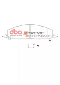Brake Pads Xtreme Performance | Rear - DB2703XP