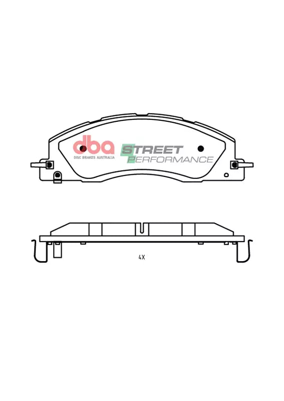 Brake Pads Street Performance | Front Axle - DB2705SP