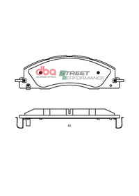 Brake Pads Street Performance | Front Axle - DB2705SP