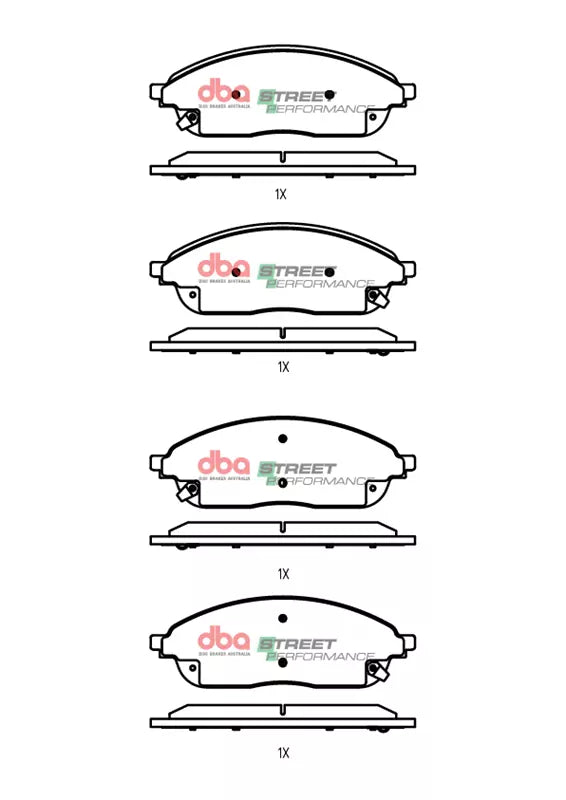 Brake Pads Street Performance | Front Axle - DB2711SP