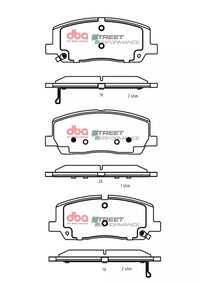 Brake Pads Street Performance | Front Axle - DB2756SP
