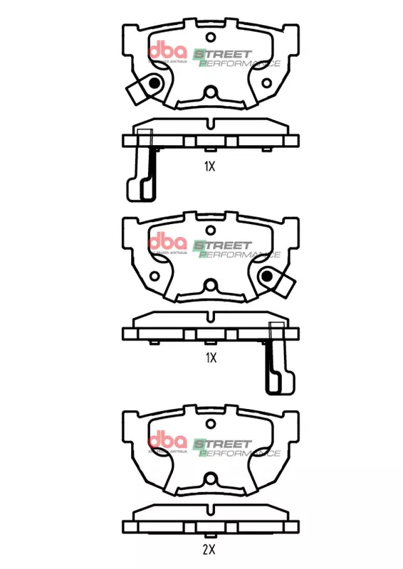 Brake Pads Street Performance | Rear - DB325SP