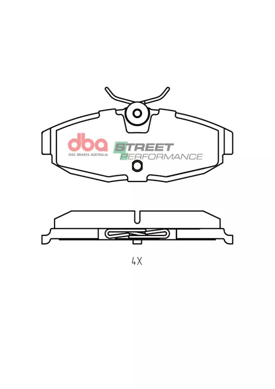 Brake Pads Street Performance | Rear - DB7987SP