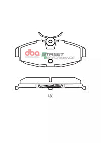 Brake Pads Street Performance | Rear - DB7987SP