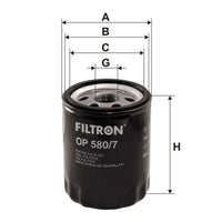 Eļļas filtrs - OP 580/7