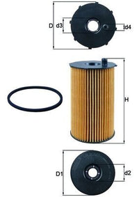 Eļļas filtrs - OX 205/2D
