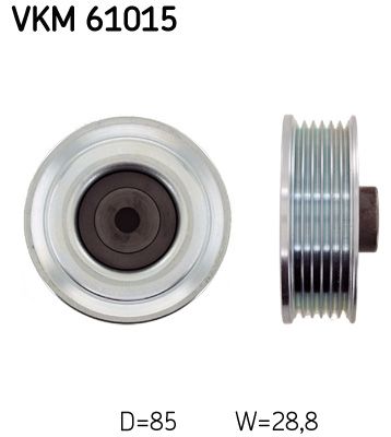Ohjainrulla, moniurahihna - VKM 61015