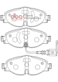 Brake Pads Xtreme Performance ECE R90 certified | Front Axle - DB2383XP