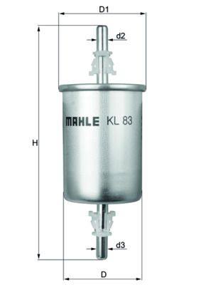Degvielas filtrs - KL 83