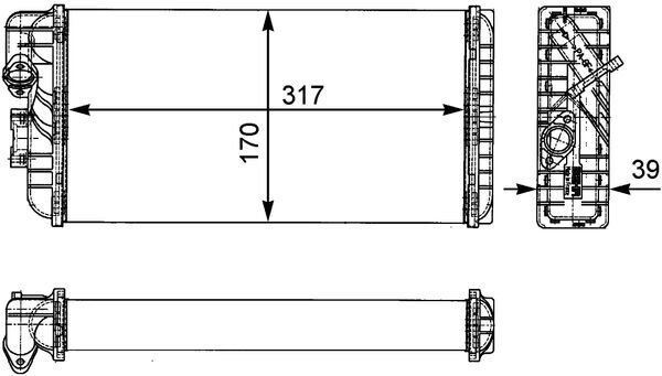 Lämmityslaitteen kenno - AH 124 000P