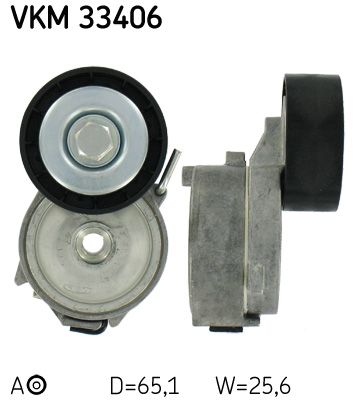 Daudzceliņu siksnas spriegotājrullītis - VKM 33406