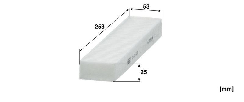 Suodatin, sisäilma - CU 26 002