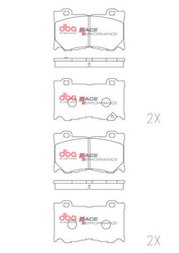 Brake Pads Race Performance - DB2400RP
