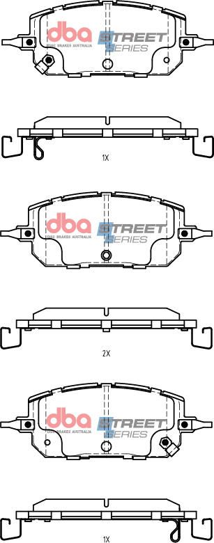 Brake Pads Street Series - DB15207SS