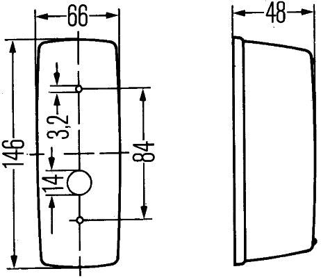 Pagrieziena signāla lukturis - 2BA 001 277-021