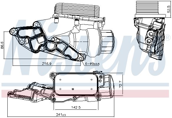Eļļas radiators, Motoreļļa - 90933