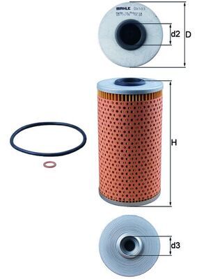 Eļļas filtrs - OX 103D