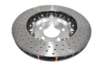 5000 series - Crossed Drilled & Dimpled Silver Hat - DBA52844SLVXD