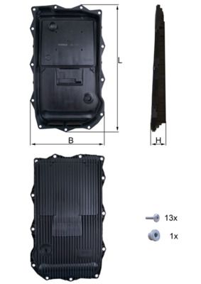 Hidraulikas filtrs, Automātiskā pārnesumkārba - HX 184KIT