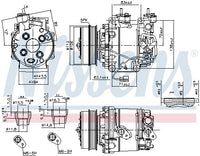 Kompressori, ilmastointilaite - 890035