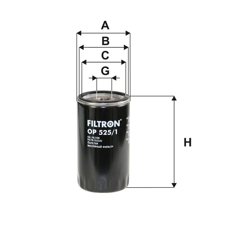 Eļļas filtrs - OP 525/1