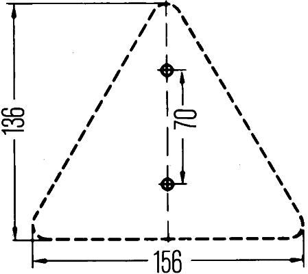 Heijastin - 8RA 002 020-001