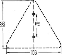 Heijastin - 8RA 002 020-001