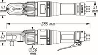 Sprūdrata atslēga ar maināmu leņķi - 9022-360
