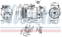 Kompressori, ilmastointilaite - 890297