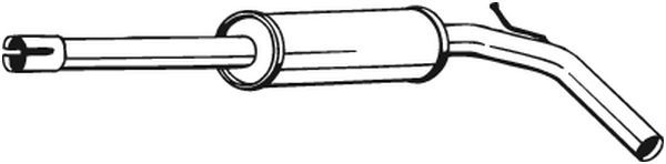 Izplūdes gāzu trokšņa slāpētājs (pēdējais) - 233-637