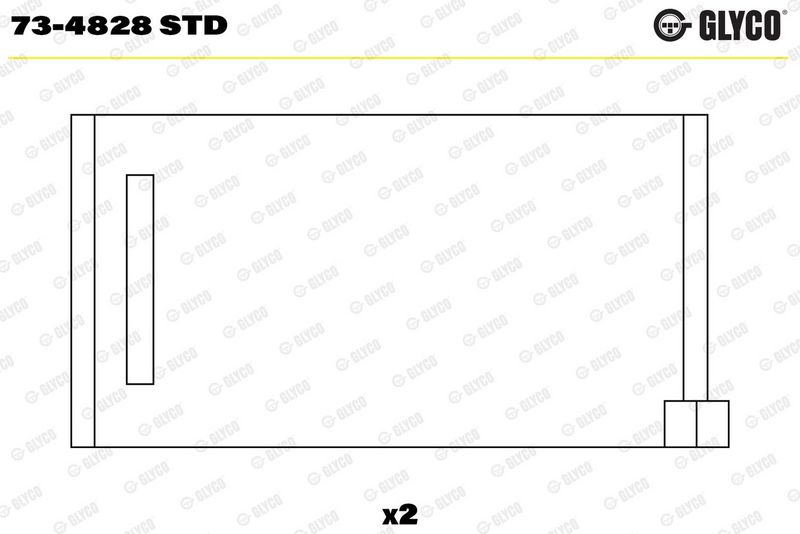Sadales vārpstas gultnis - 73-4828 STD