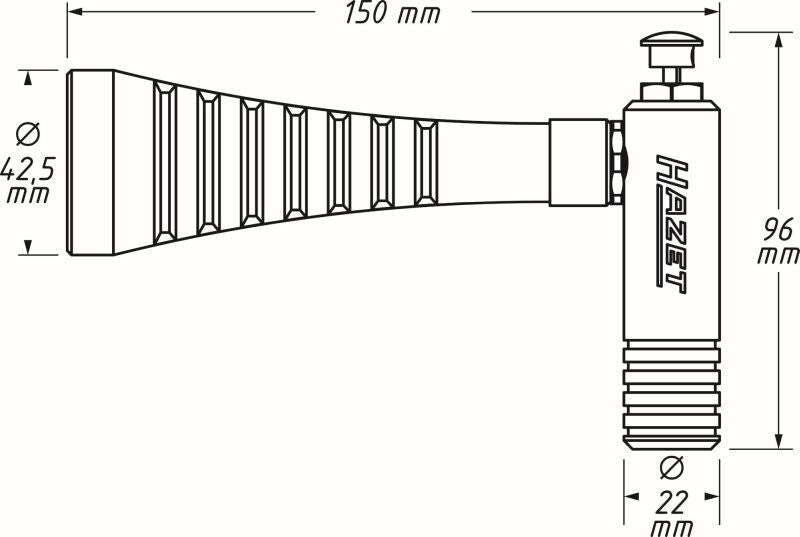 Saspiestā gaisa pistole - 9040T-1