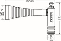 Saspiestā gaisa pistole - 9040T-1