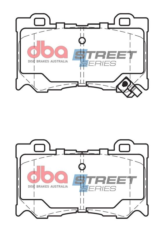 Brake Pads Street Series Ceramic | Front Axle - DB2400SS