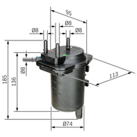 Polttoainesuodatin - 0 450 907 013